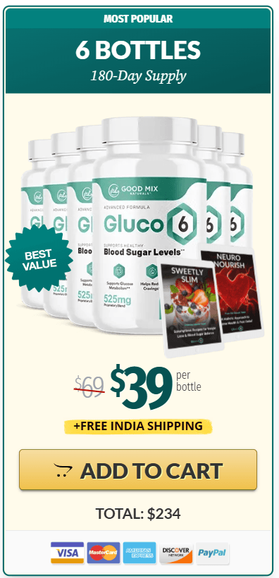 glucosteady buy now 6 bottles